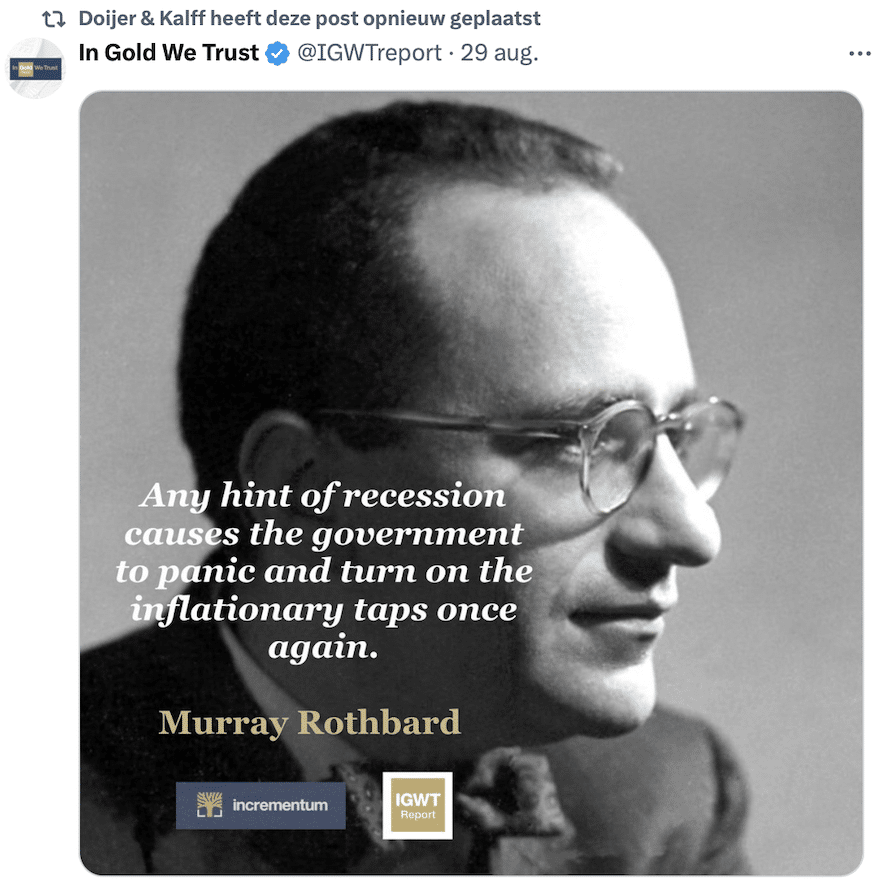 Uitspraak econoom Murray Rothbard